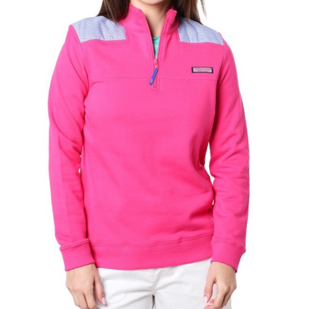 Vineyard Vines Shep Shirt in Pink with Stripes